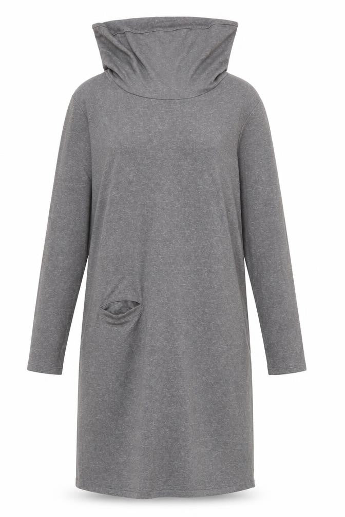 Viz A Viz Womens Grey   Jumper Dress  Size M