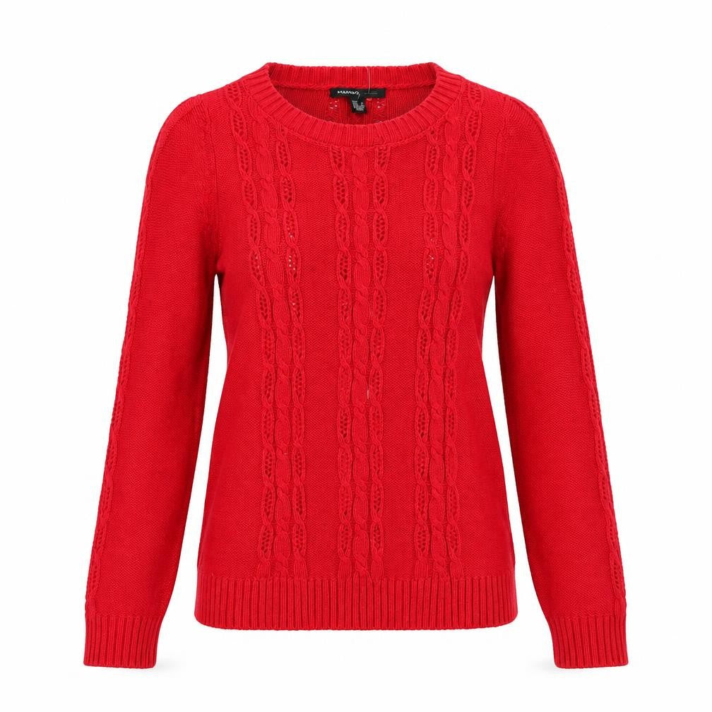 Mango Womens Red   Pullover Jumper Size S
