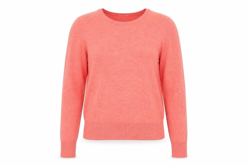 Front view of H&M women’s pink jumper, size S