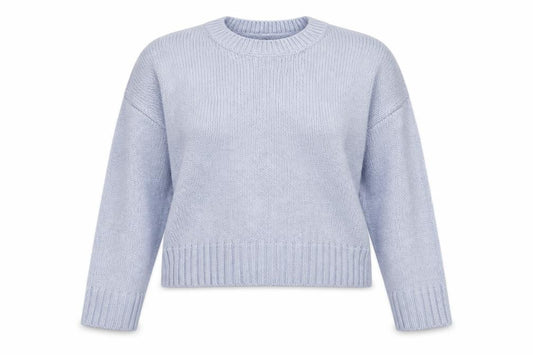 Front view of New Look women’s blue jumper, size L