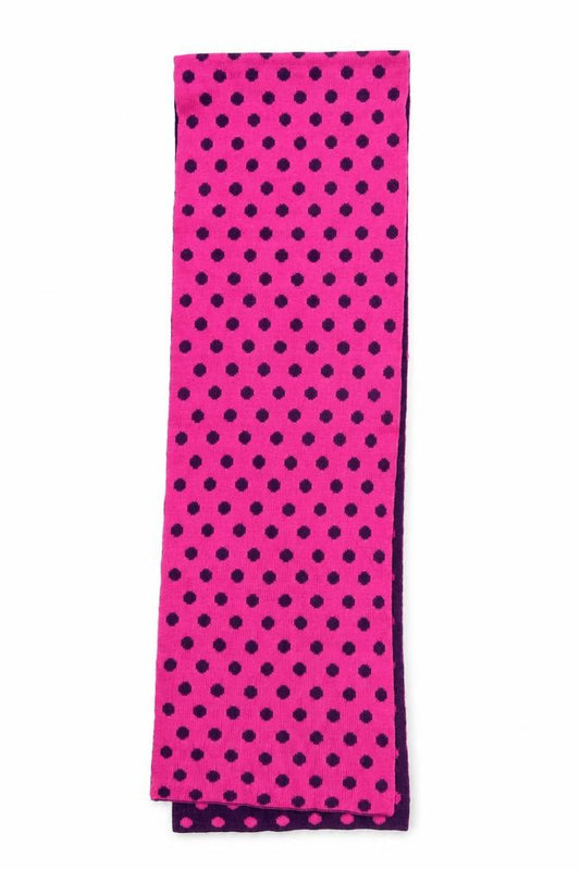 BHS Girls Pink Spotted  Scarf Scarves & Wraps Size Regular