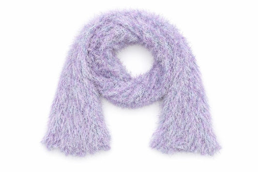 Preworn Girls Silver  Knit Scarf Scarves & Wraps One Size