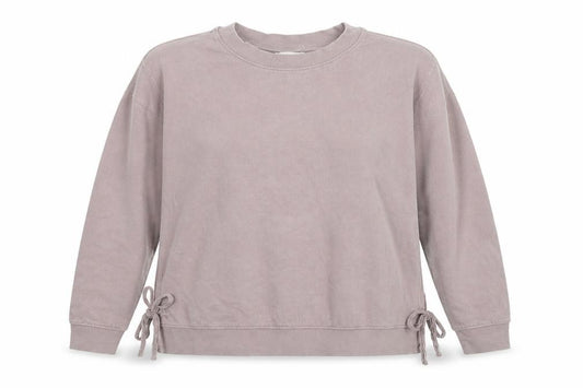 Front view of Next women’s grey pullover sweatshirt, size UK 10
