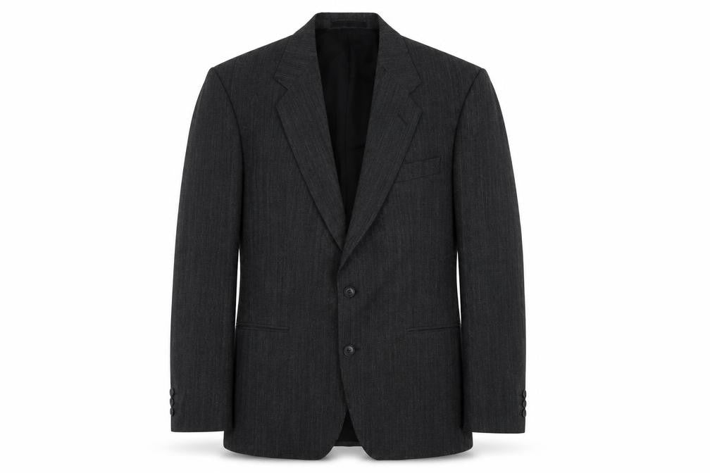 Front view of Marks & Spencer men’s grey jacket blazer, size 40
