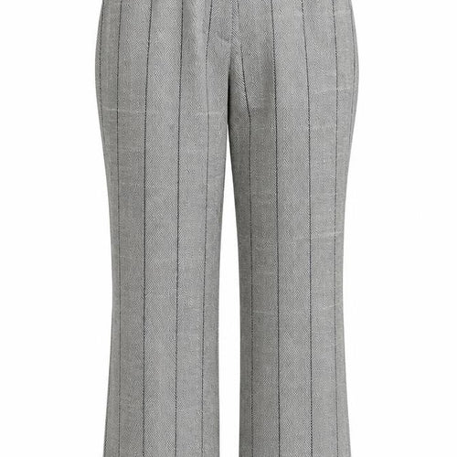 Cotton Traders  Womens Grey Check  Trousers  Size 12 L28 in
