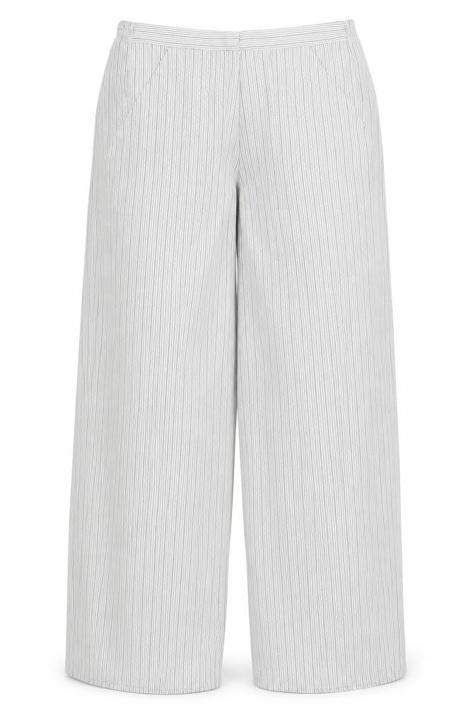 BM Womens Grey Striped  Trousers  Size 18 L28 in