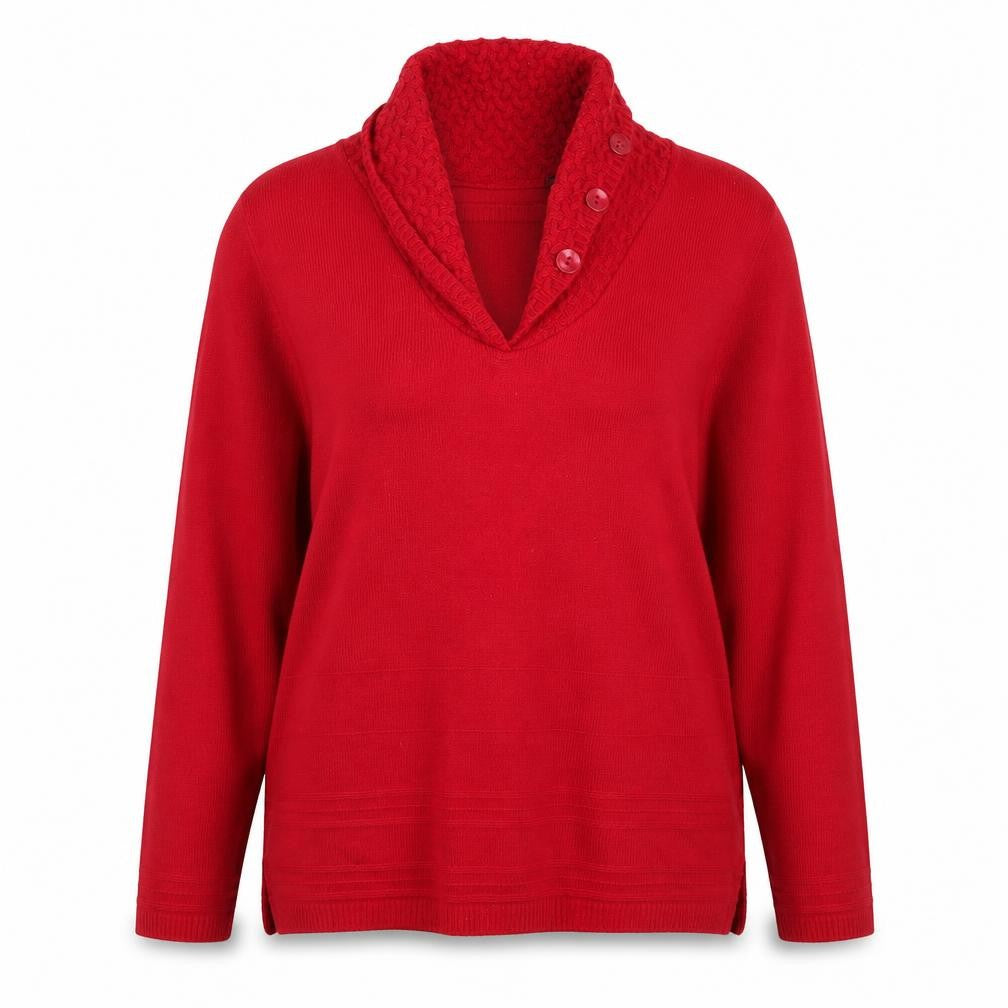 ME Womens Red   Pullover Jumper Size M