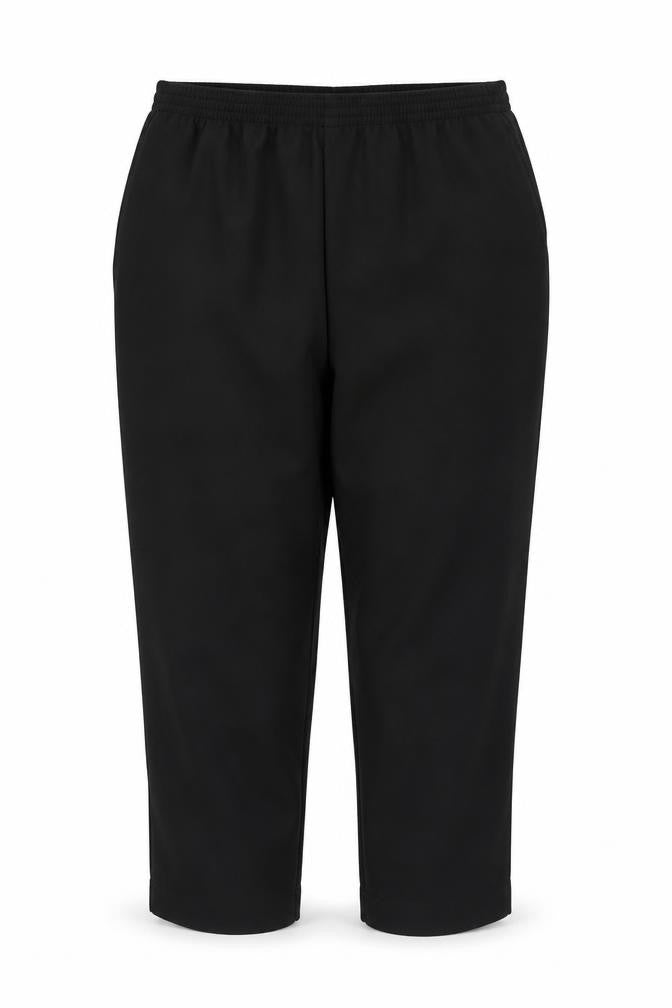 Preworn Womens Black   Capri Trousers Size 20 L28 in