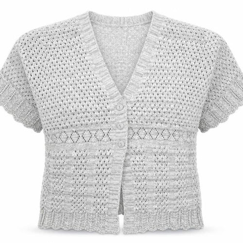 Pure and Natural Womens Grey   Cardigan Jumper Size XL