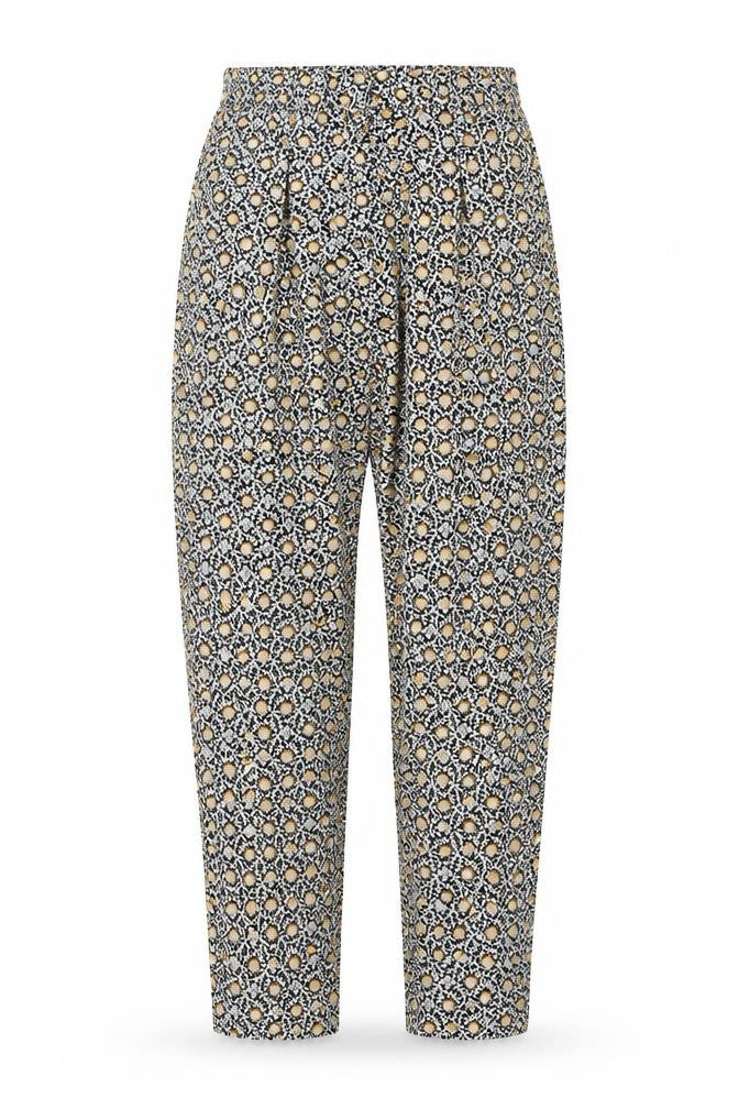 Front view of Marks & Spencer women’s black trousers, size UK 10, 25.5-inch leg