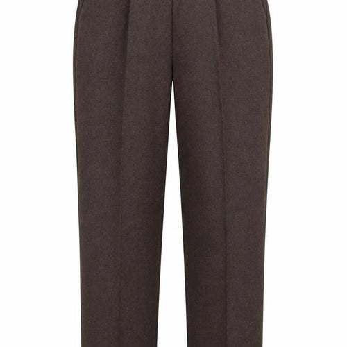 BM Collection Womens Brown   Trousers  Size 10 L28 in