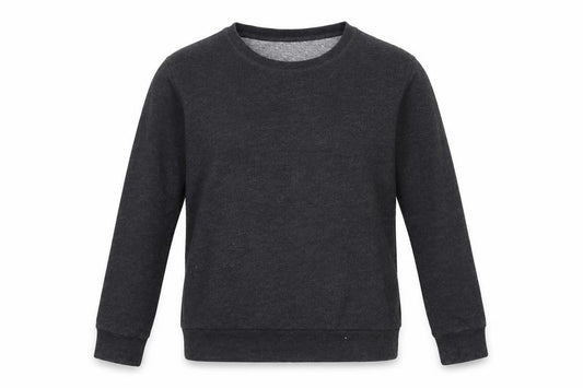 Front view of Divided women’s grey pullover sweatshirt, size M