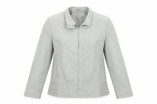 Front view of Marks & Spencer women’s green jacket, size UK 12