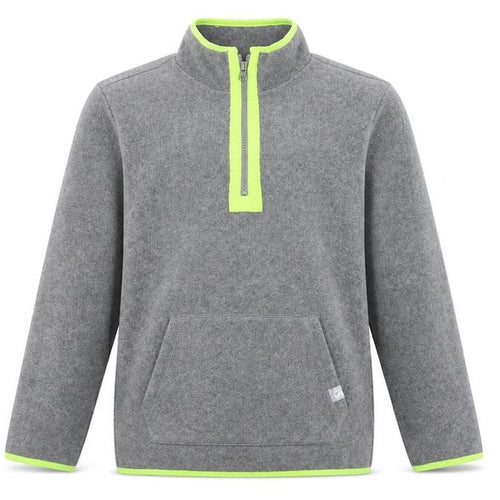 Gap Girls Grey  Fleece Henley Jumper Size 12 Years