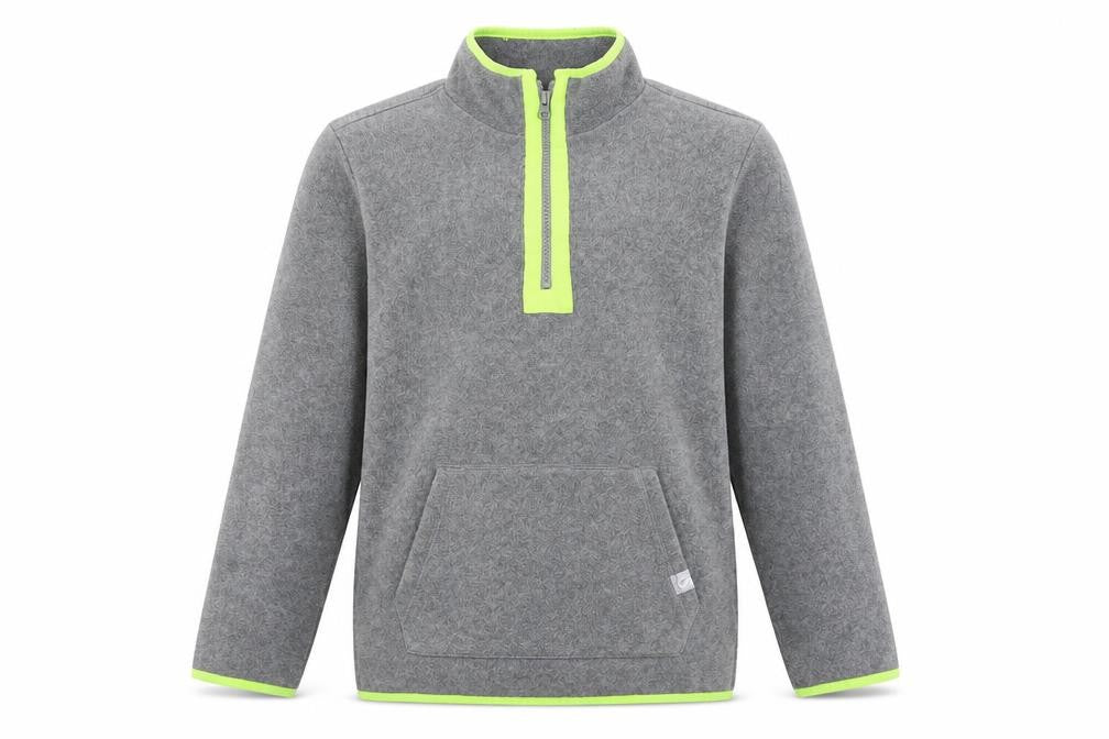 Gap Girls Grey  Fleece Henley Jumper Size 12 Years