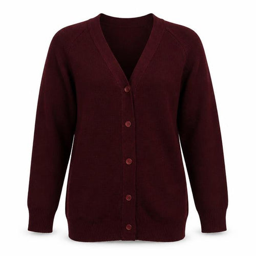 Sheldon Girls Red  Knit Cardigan Jumper Size M