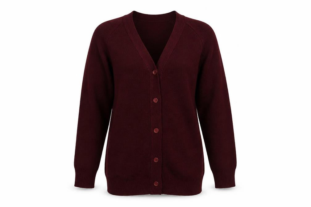 Sheldon Girls Red  Knit Cardigan Jumper Size M