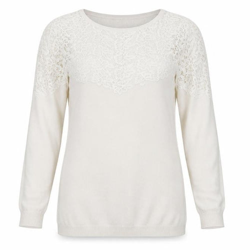 ASOS Womens White Floral  Pullover Jumper Size 12