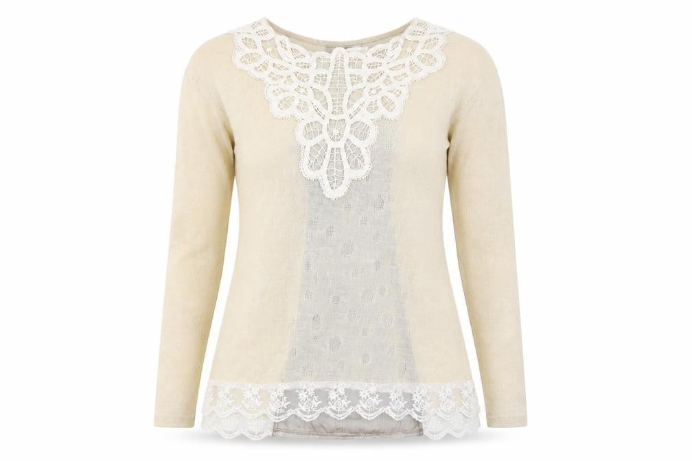 Altar'd State Womens Beige Argyle/Diamond  Cardigan Jumper Size S