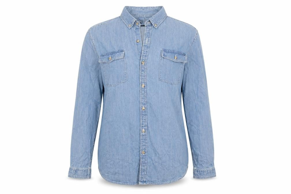 Front view of Cedarwood State women’s blue jacket, size XL