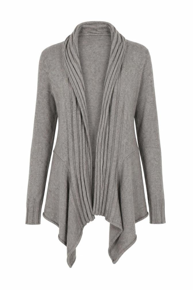Front view of Papaya women’s brown cardigan jumper, size UK 8