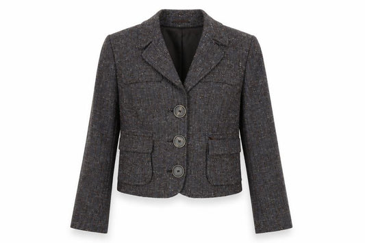 Front view of Next women’s brown jacket blazer, size L