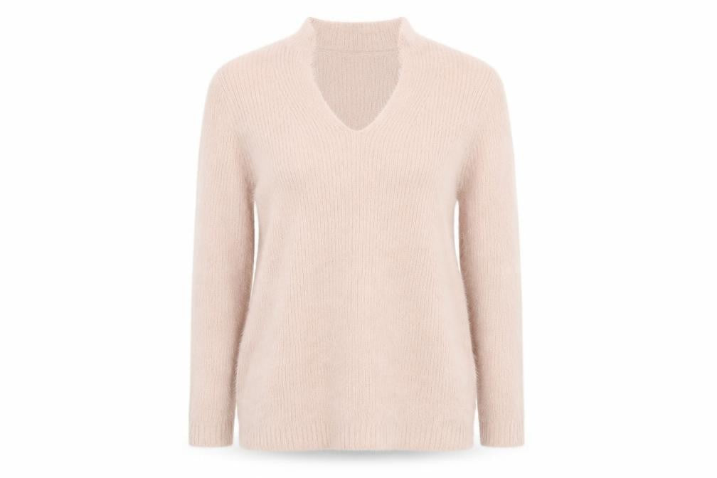 Peacocks Womens Pink   Pullover Jumper Size L