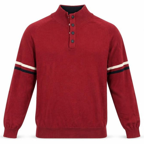 Blue Harbour Mens Red   Henley Jumper Size M