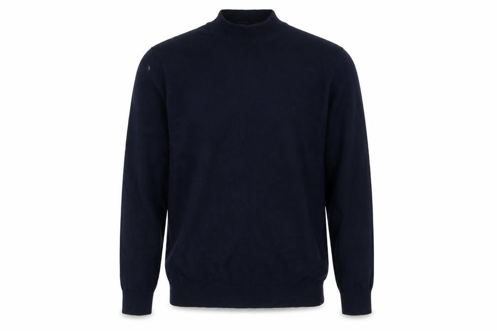 Front view of Burton men’s blue pullover sweatshirt, size M