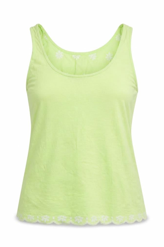 Next Womens Yellow Floral  Basic Tank Size 10