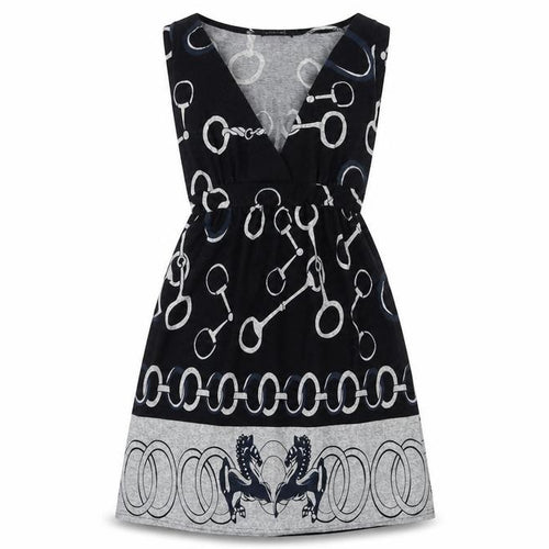 Luxestar Womens Black Geometric  Jumper Dress  Size M