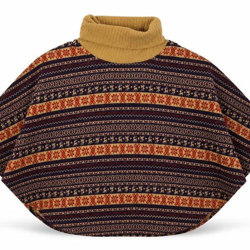 Love Culture Womens Multicoloured Geometric Knit Pullover Jumper One Size