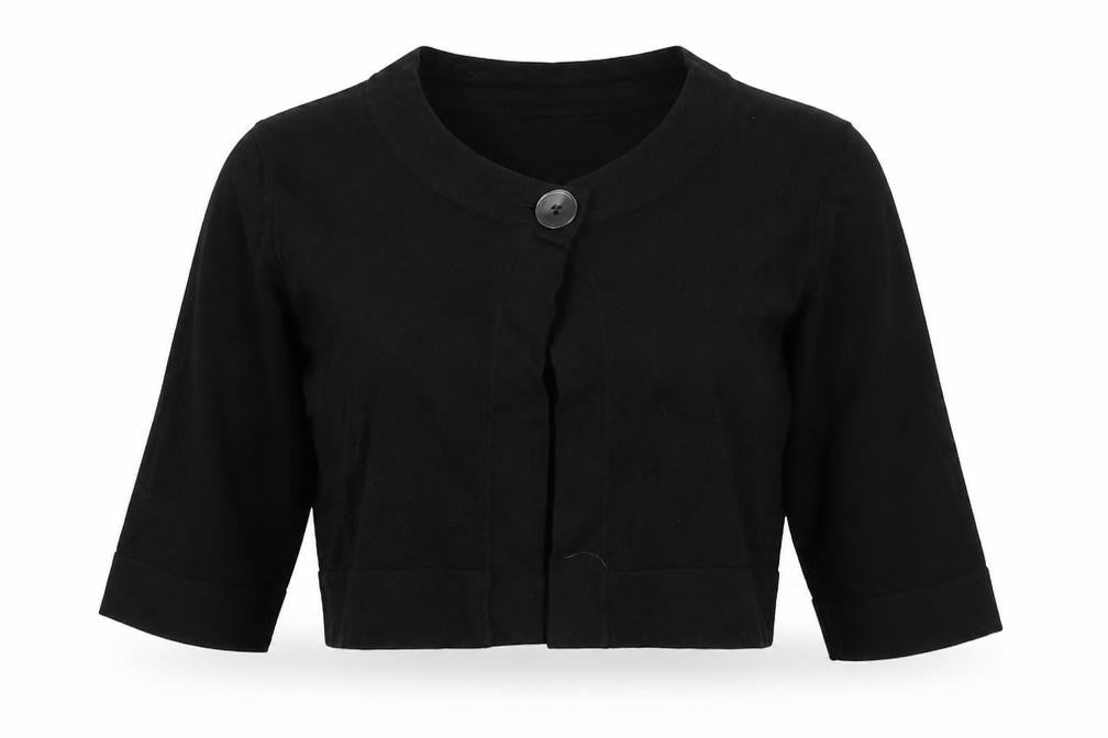 George Womens Black  Knit Cardigan Jumper Size 14