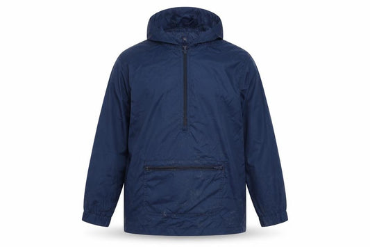 Front view of Back to School boys’ blue jacket, size M