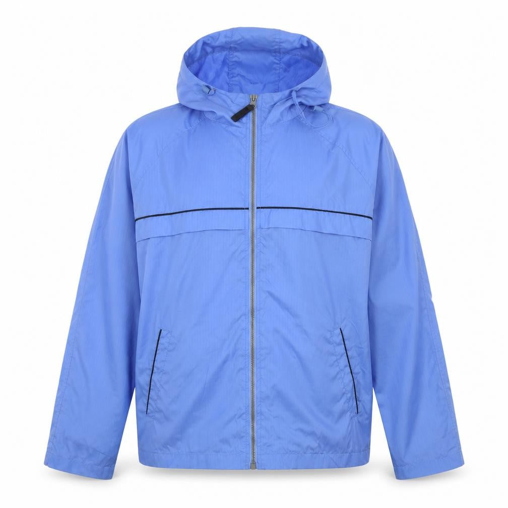 Front view of Joie de Vivre women’s blue jacket, size UK 12