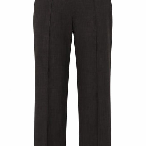 M&S Womens Brown Check  Trousers  Size 12 L24 in