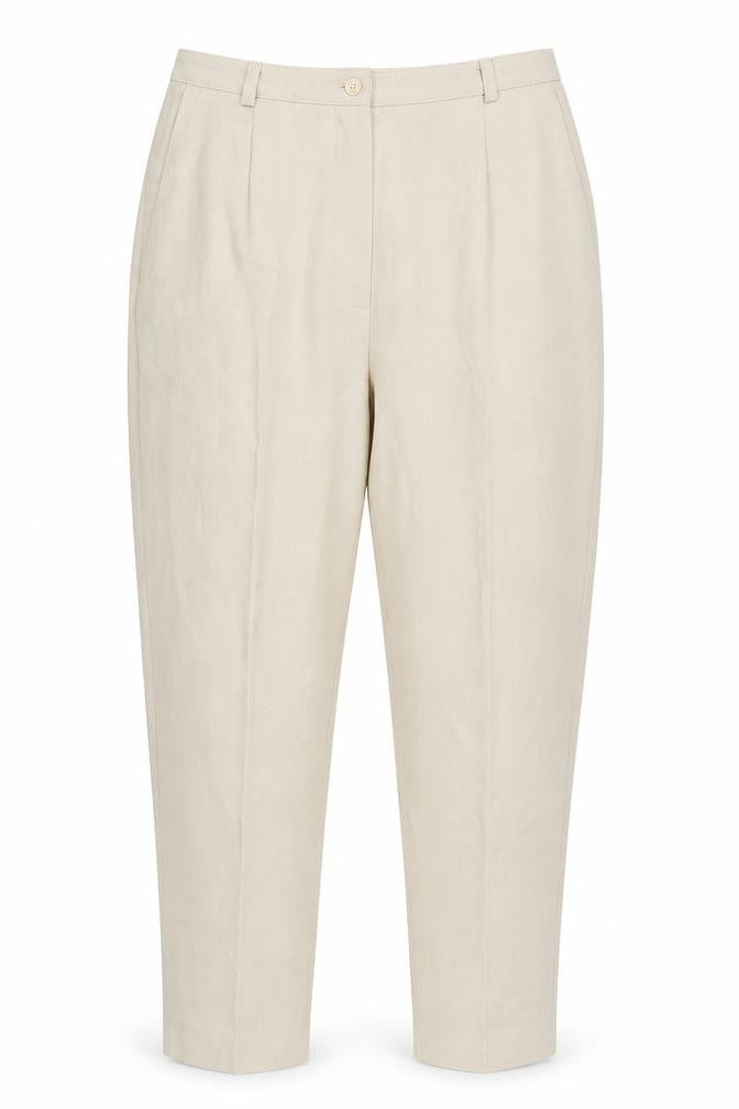 EWM Womens Beige   Capri Trousers Size 12 L24.5 in