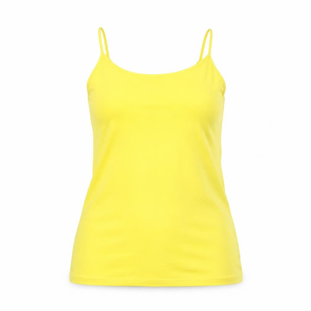 Evie Womens Yellow   Camisole T-Shirt Size 16