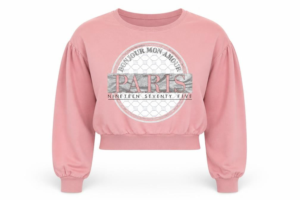 Select Womens Pink   Pullover Sweatshirt Size M