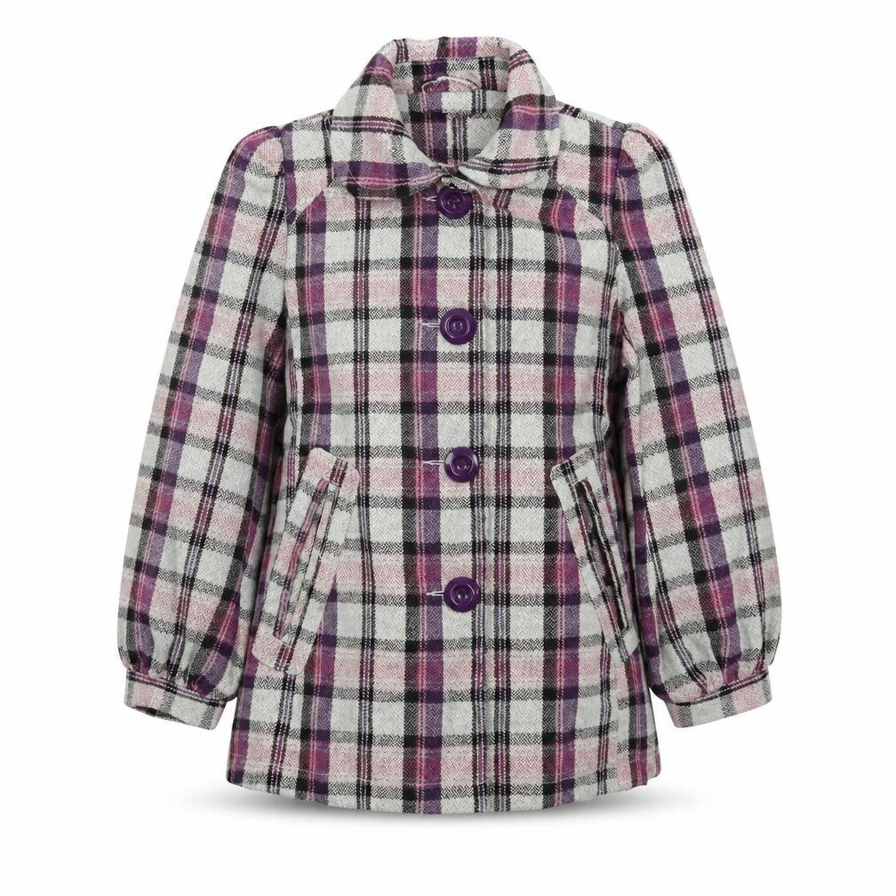 Front view of Atmosphere women’s grey check jacket blazer, size UK 10