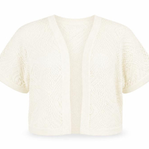 Roman Womens White  Knit Cardigan Jumper Size 16
