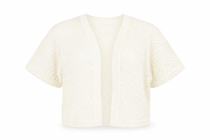 Roman Womens White Knit Cardigan Jumper Size 16