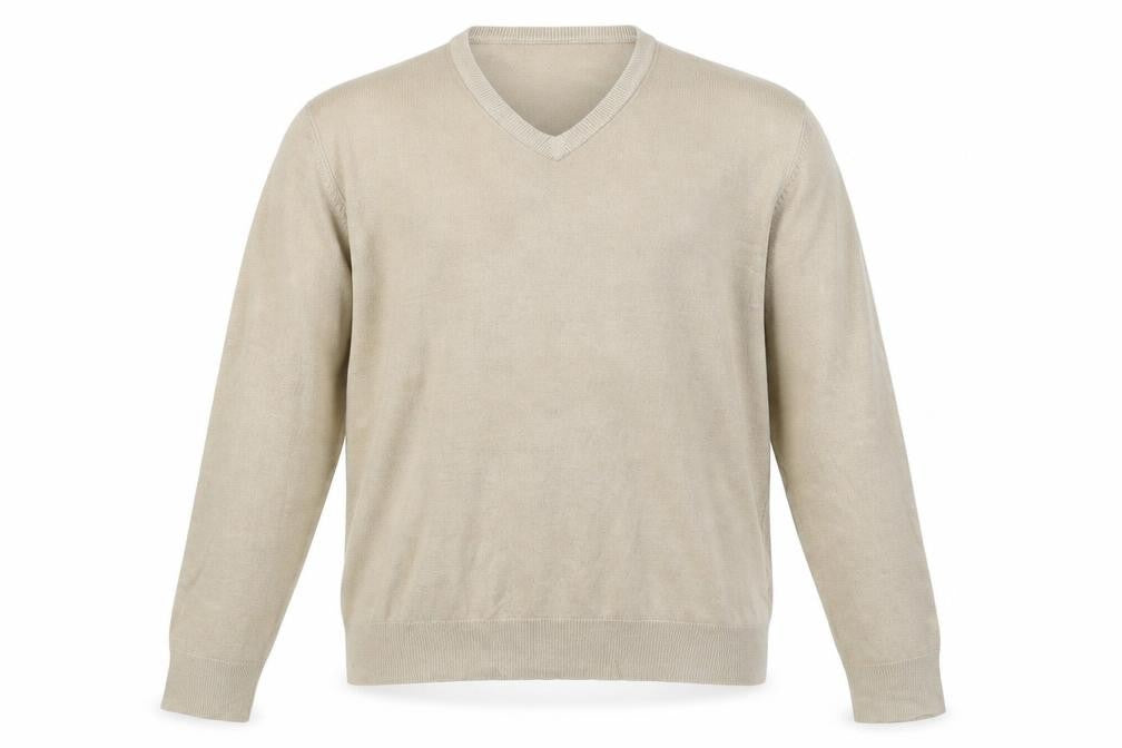Front view of Blue Harbour men’s brown jumper, size L