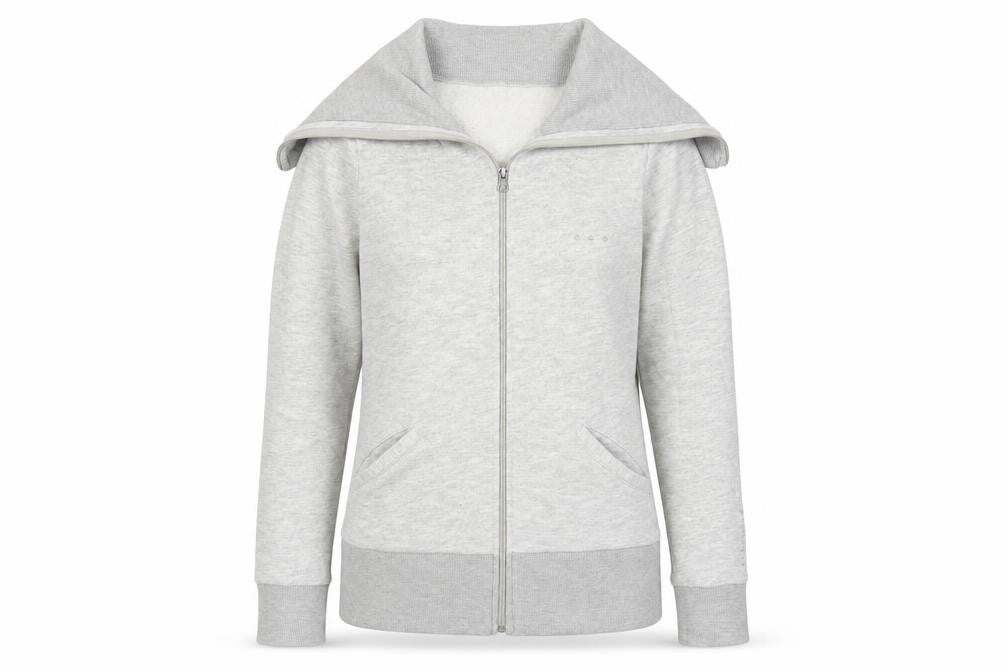 Front view of Rituals women’s grey full zip jumper, size S