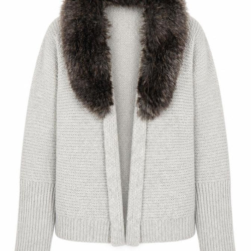 Bella Vere Womens Grey   Cardigan Jumper Size M