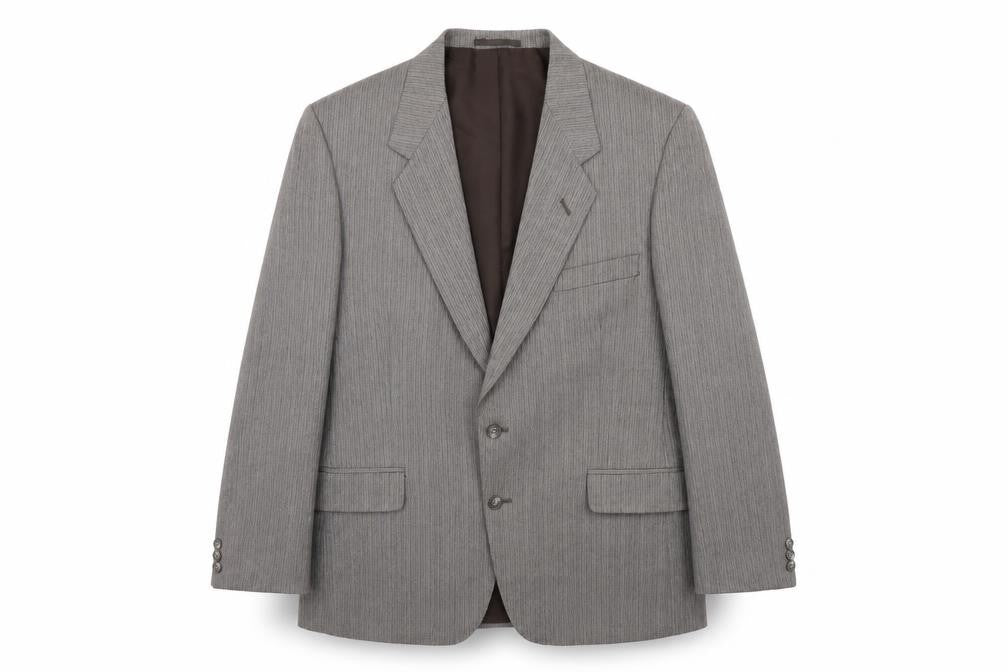 CANDA Mens Grey   Jacket Suit Jacket Size S