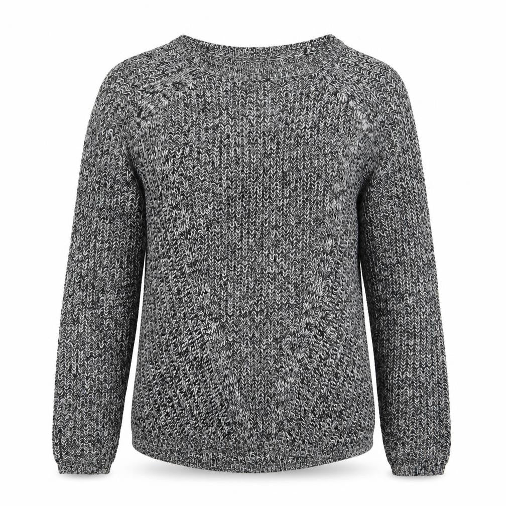 Front view of H&M women’s grey jumper, size S
