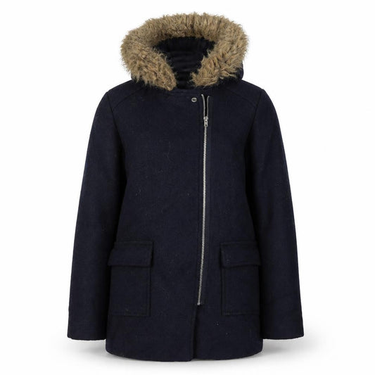 Front view of New Look women’s blue jacket, size UK 10