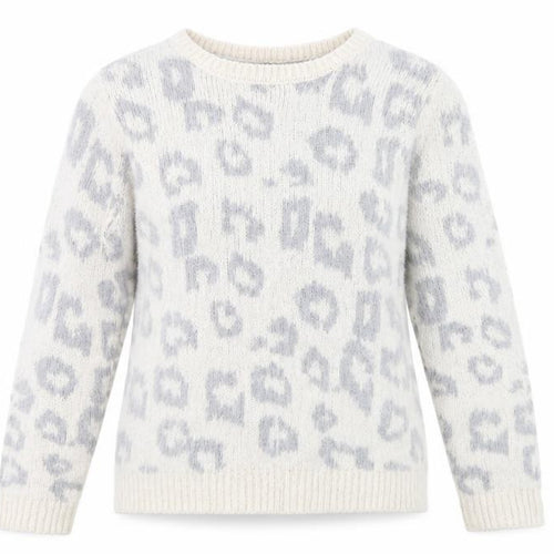 Dorothy Perkins Womens Ivory Animal Print  Pullover Jumper Size 10