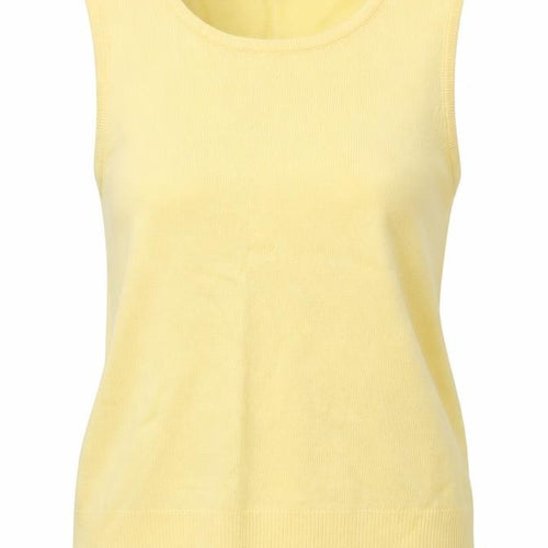Debbie Morgan Womens Yellow   Vest Jumper Size S